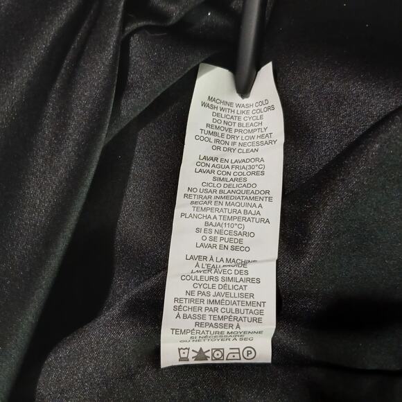 Kensie XS Sleeveless Fit & Flare Fully Lined Black Abstract Print Dress - Picture 15 of 16